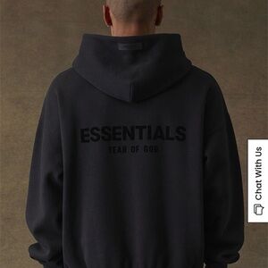 Fear of God Essentials Black Hoodie
